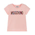 Moschino Rose Text Logo T-Shirt
